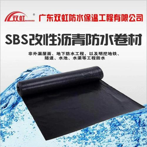 0mm2.5mmsbs改性沥青防水卷材铝膜玻纤胎聚酯胎